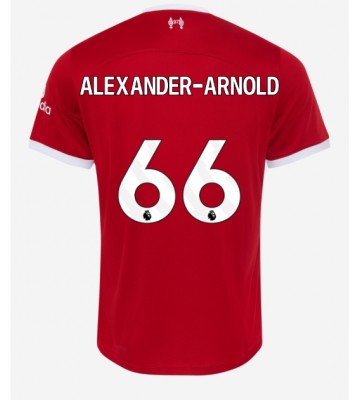 Liverpool Alexander-Arnold #66 Hjemmebanetrøje 2023-24 Kort ærmer